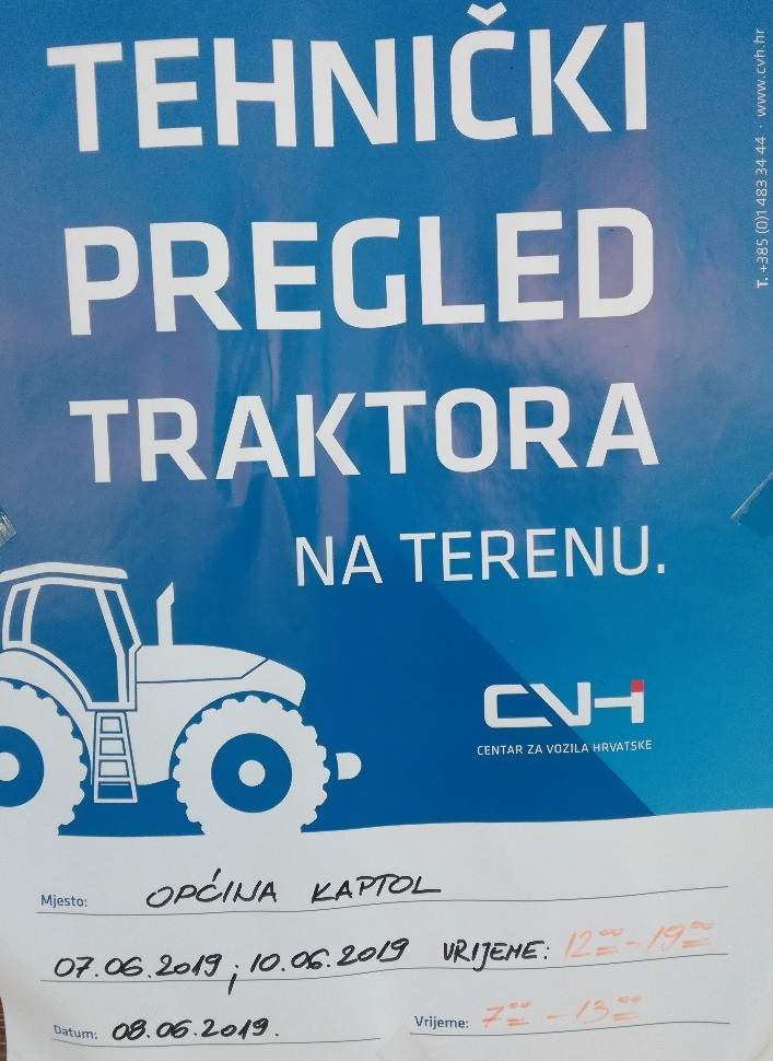 Registracija traktora 