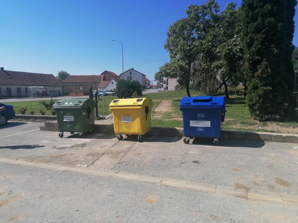 Obavijest o postavljanju zelenih otoka