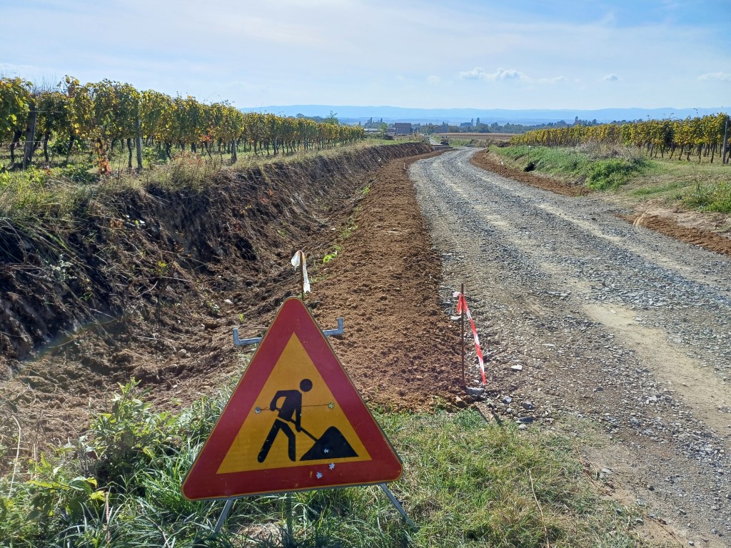 Sanacija ceste iznad Vinogradske ulice u Kaptolu 